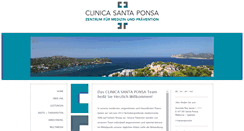 Desktop Screenshot of clinica-santaponsa.com